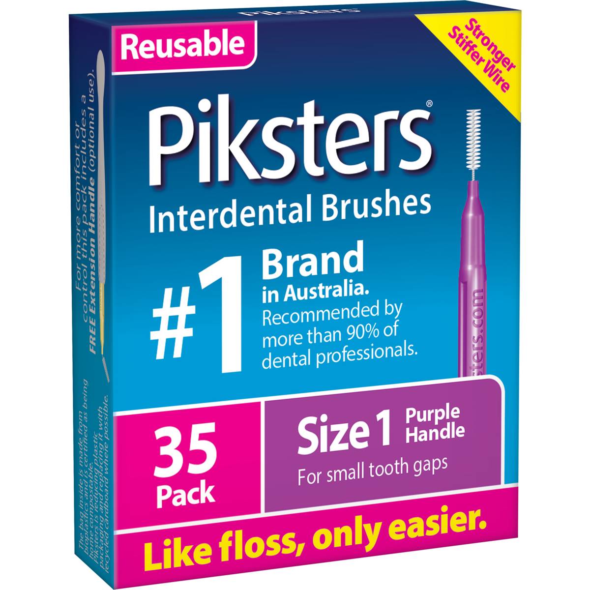 Piksters Interdental Floss Brush Size 1