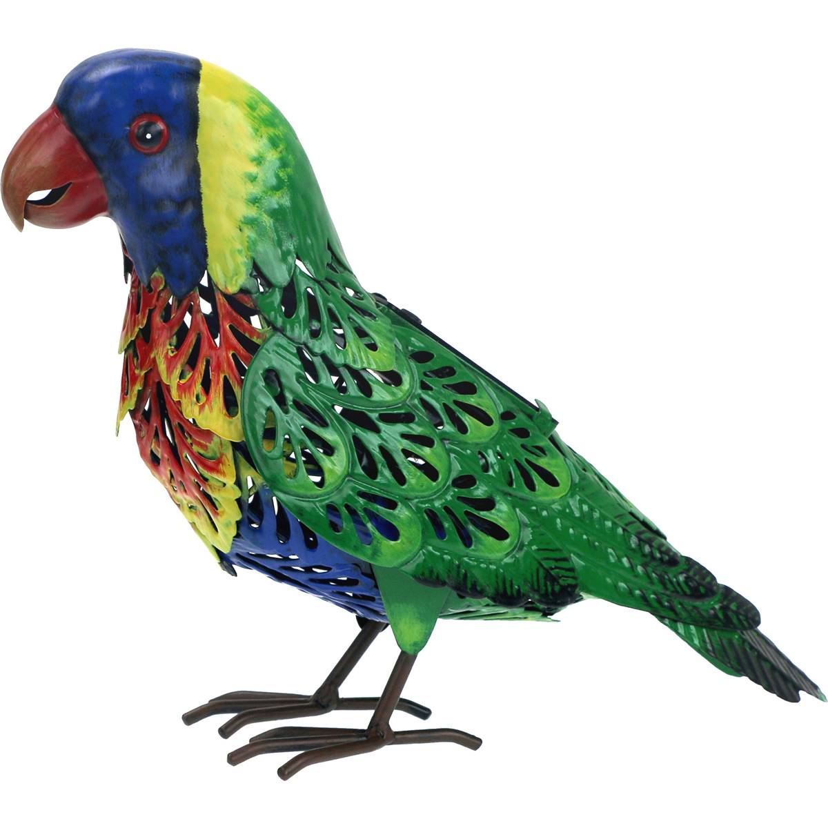 Green Gardener Solar Metal Bird Rainbow