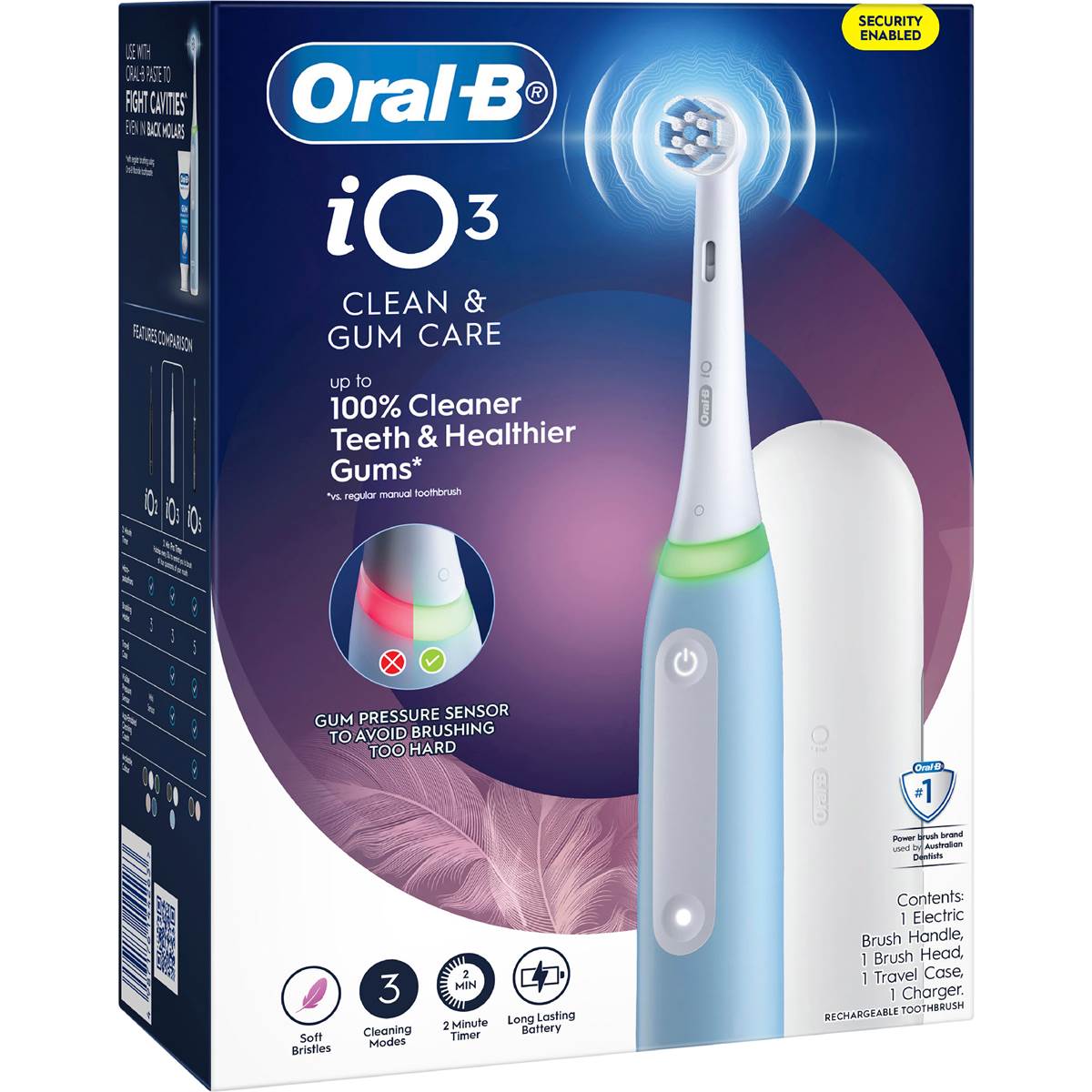 Oral-B iO3 Electric Toothbrush Set Ice Blue each – Woolworths