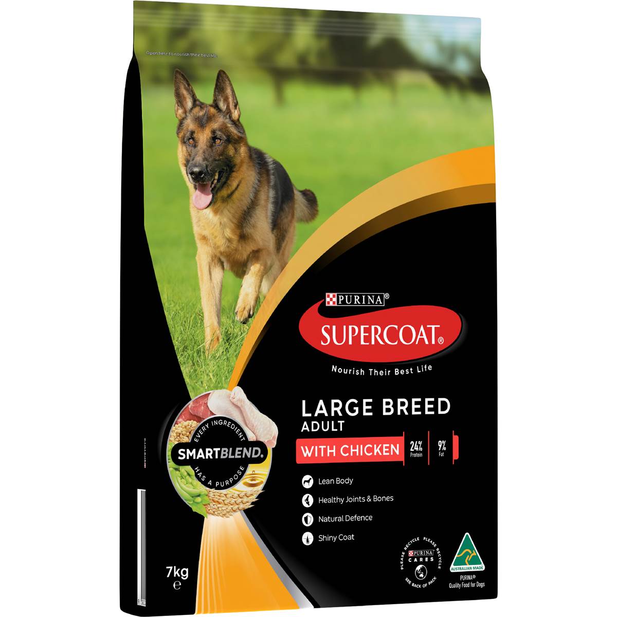 Supercoat Active Chicken With Beef Large Breed Dry Dog Food