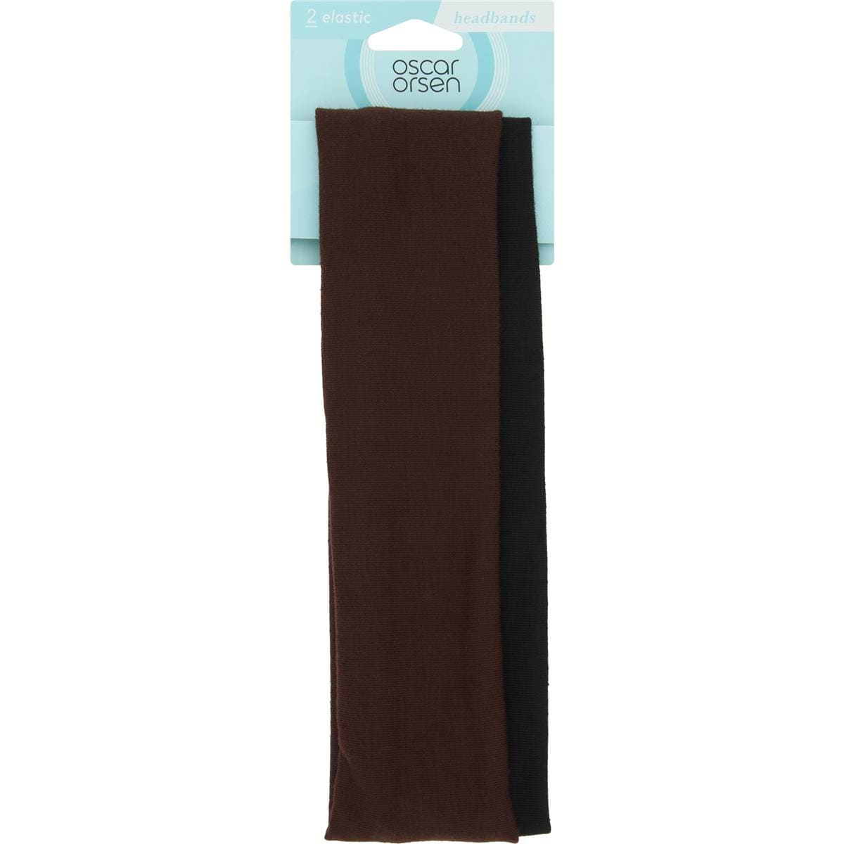 Oscar Orsen Elastic Headband Black & Brown