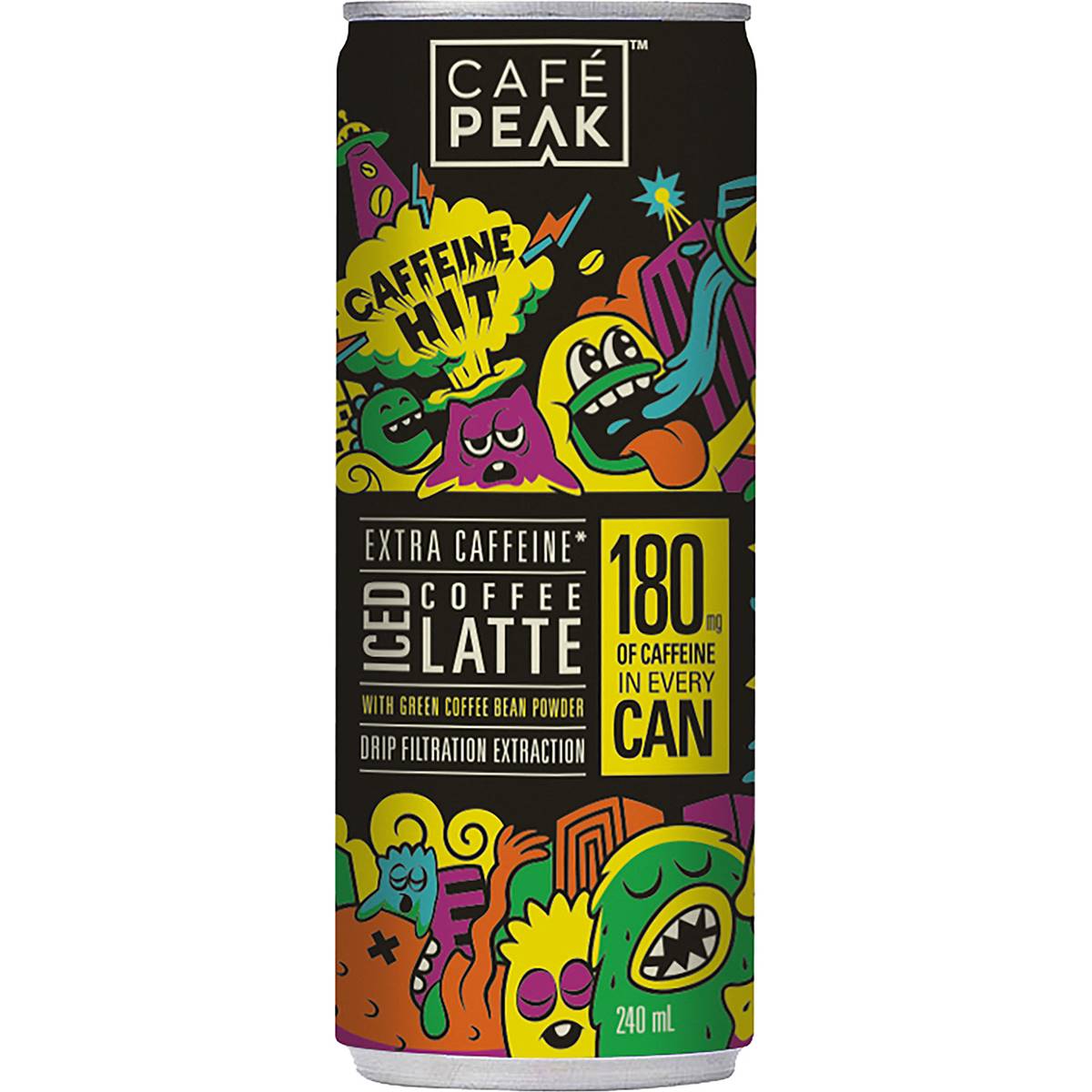 Cafe Peak Iced Coffee Latte 240mL