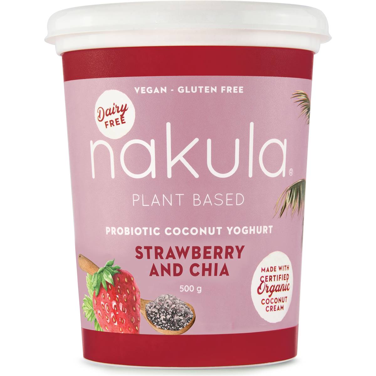 Calories in Nakula Coconut Yoghurt Strawberry & Chia