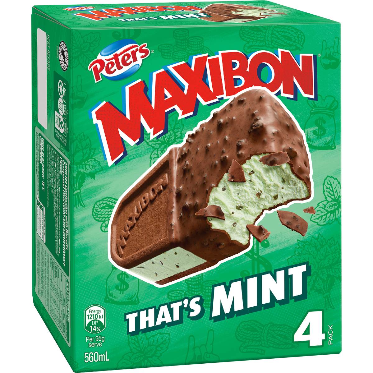 Peters Maxibon That's Mint 4 pack