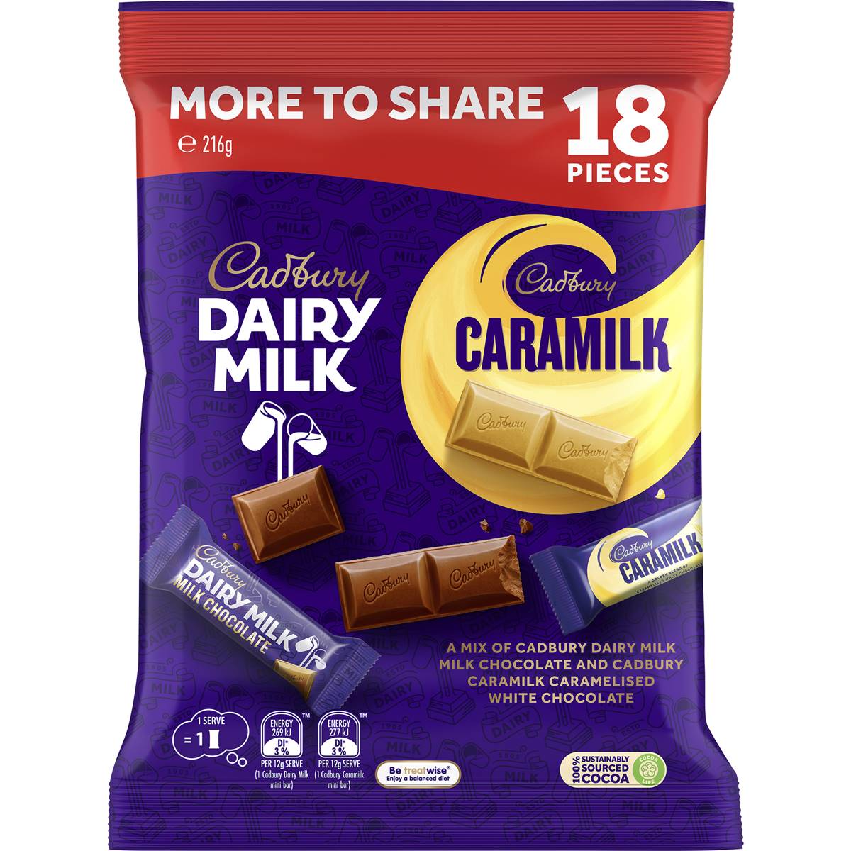 535 calories in Cadbury Dairy Milk Freddo Sharepack (100g) calcount