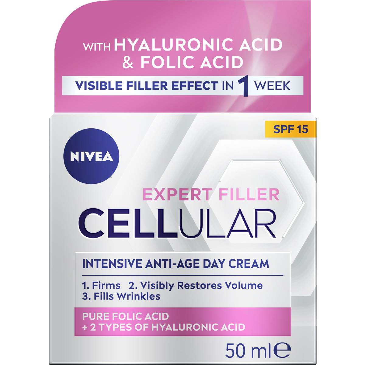 Nivea Cellular Filler Expert Day Face Moisturiser Cream 50mL