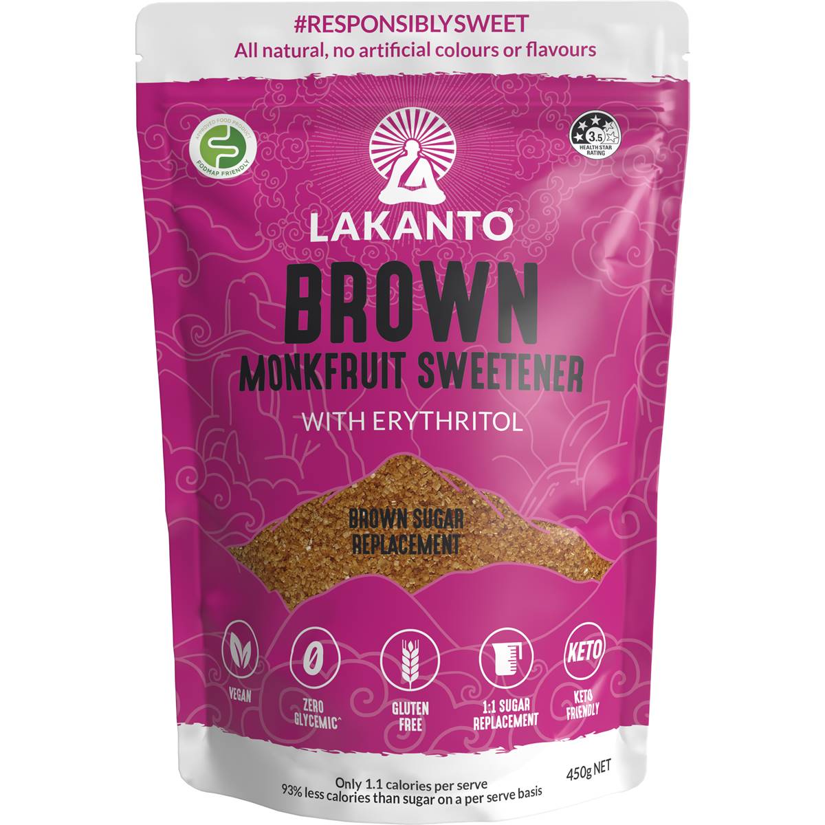 Lakanto Monkfruit Sweetener Brown