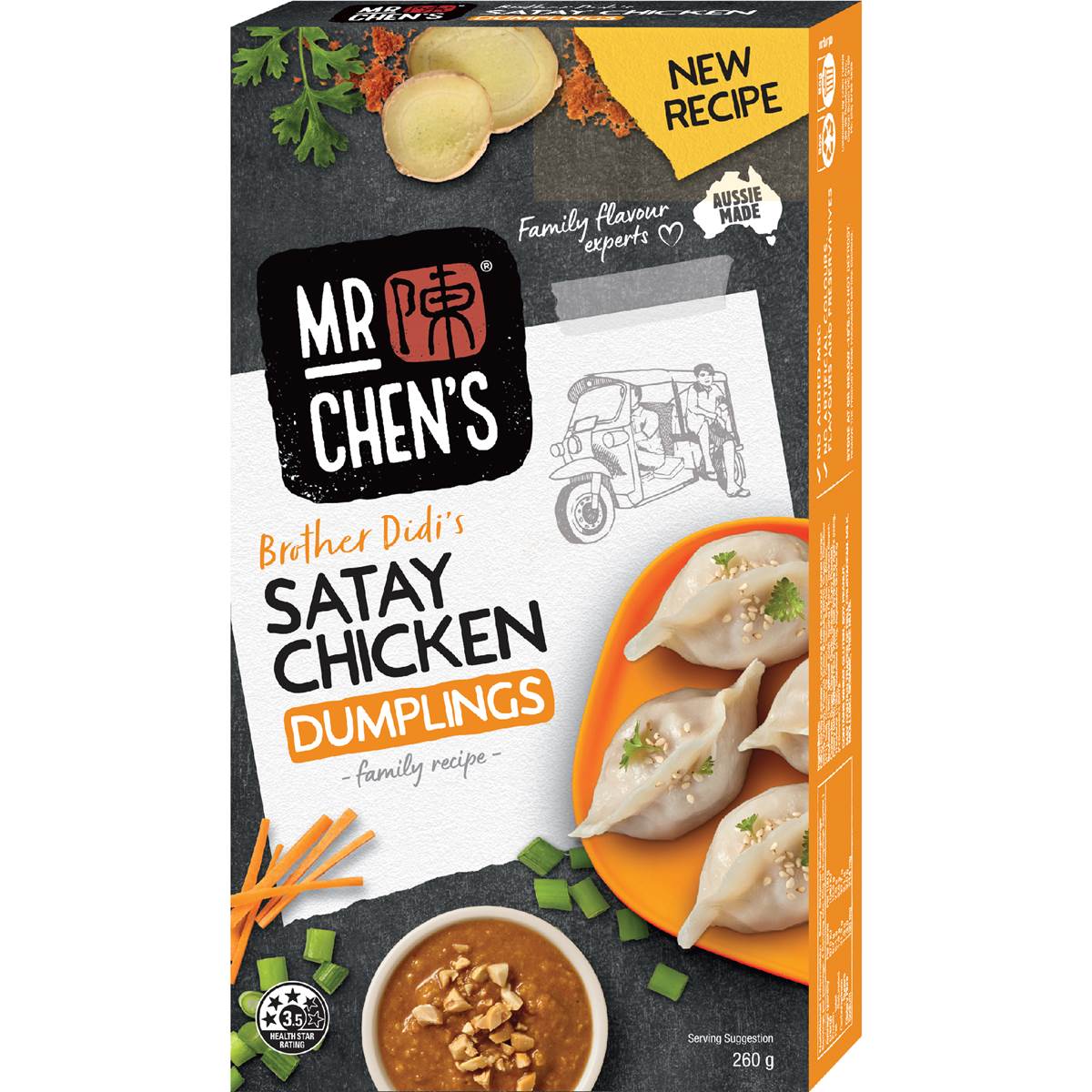 Calories in Mr Chen's Satay Chicken Noodles Kit calcount