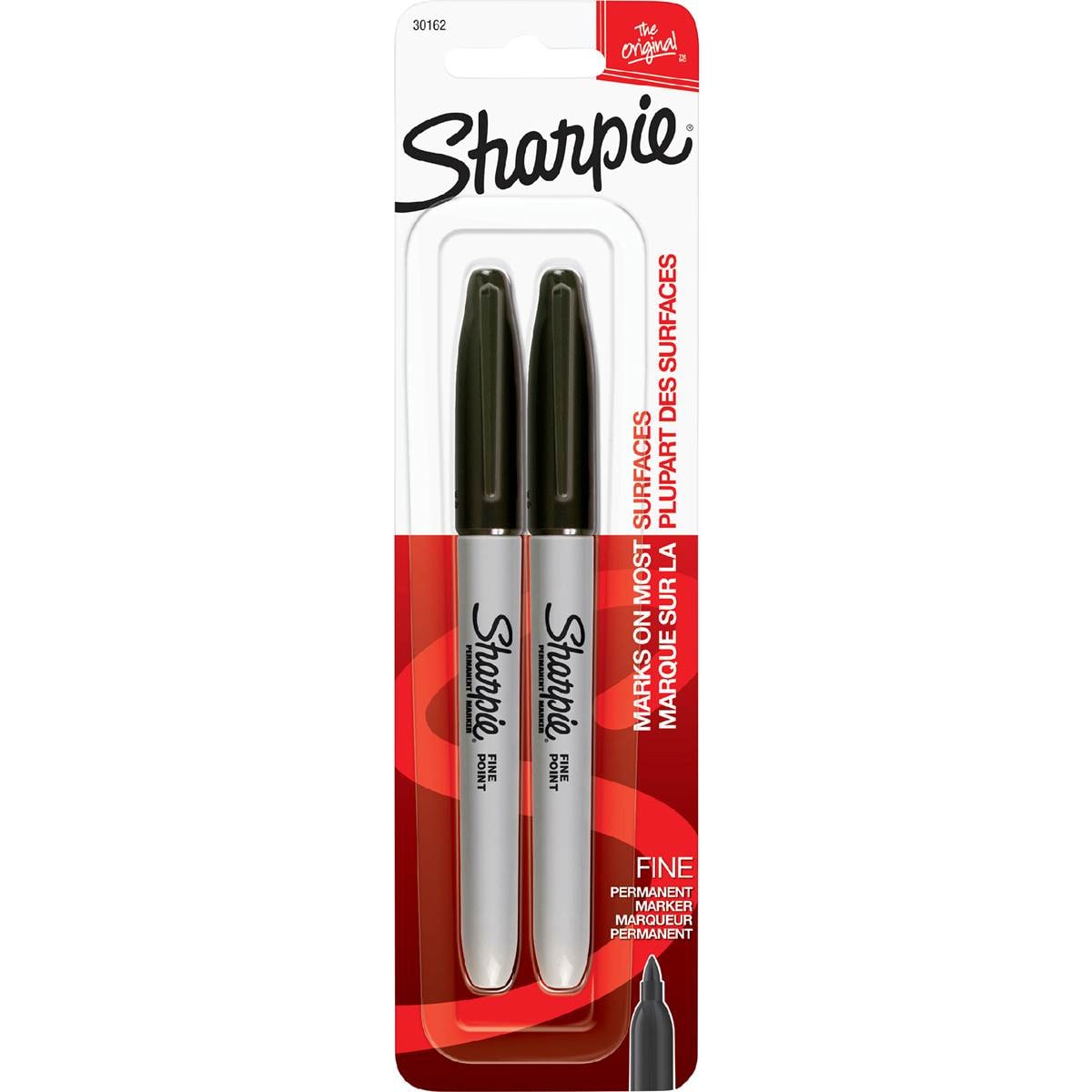 Sharpie Permanent Marker Pens Fine Point Black