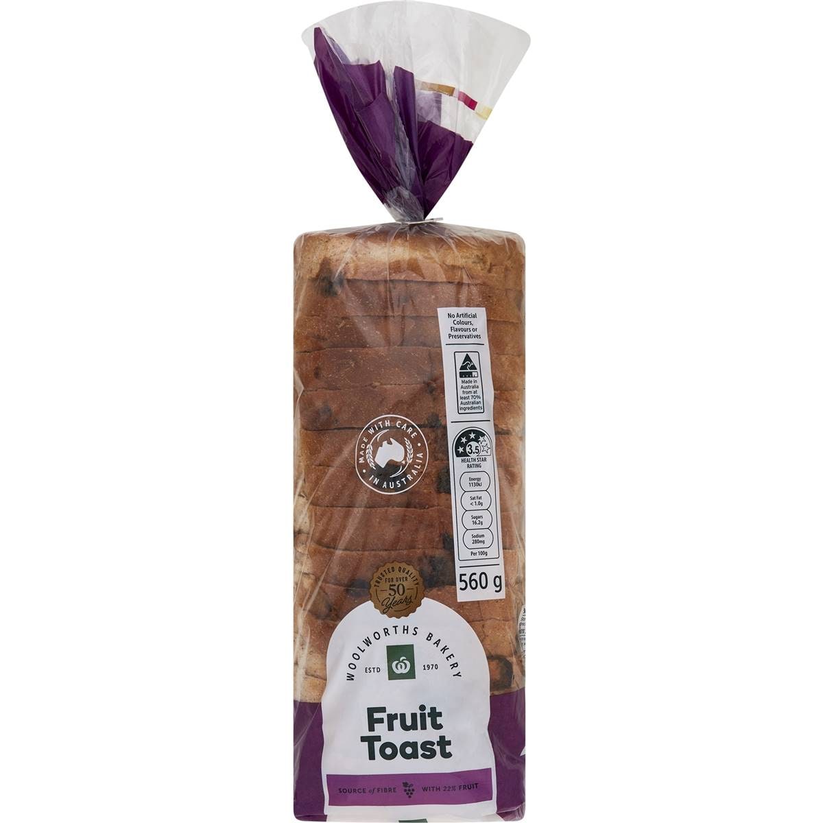 Woolworths Fruit Toast Loaf