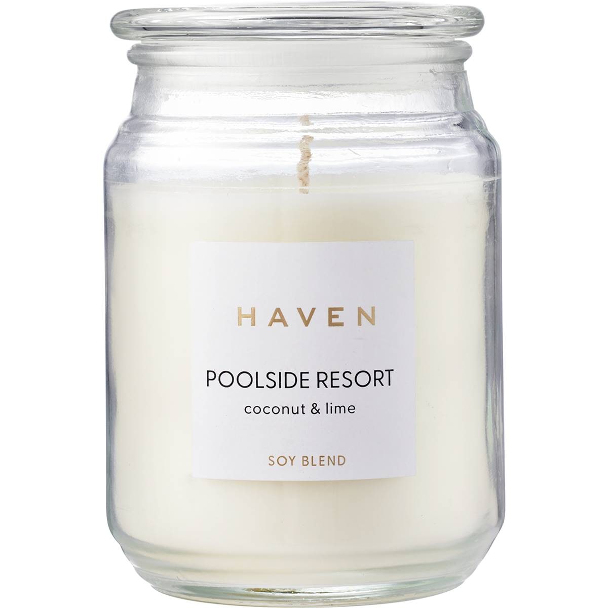 Haven Poolside Resort Coconut & Lime Soy Blend Candle