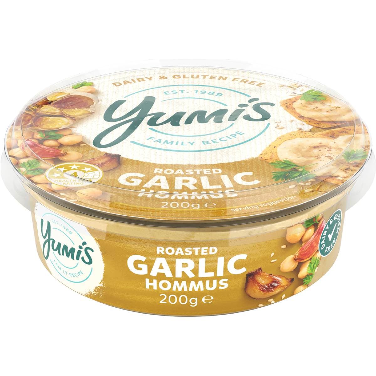 Yumi's Hommus Roasted Garlic