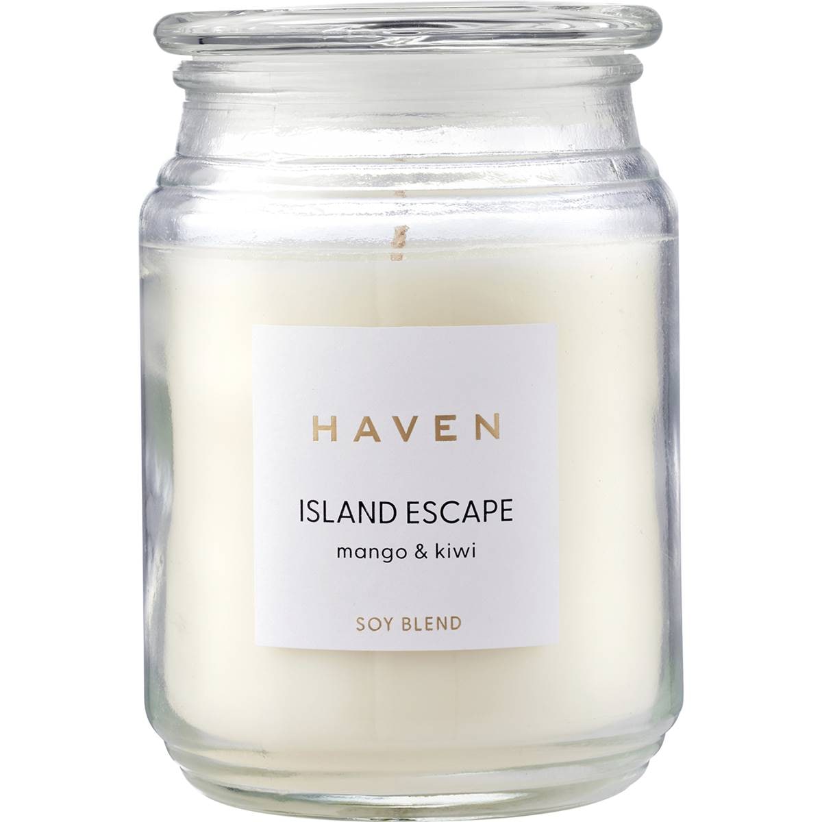 Haven Island Escape Mango & Kiwi Soy Blend Candle