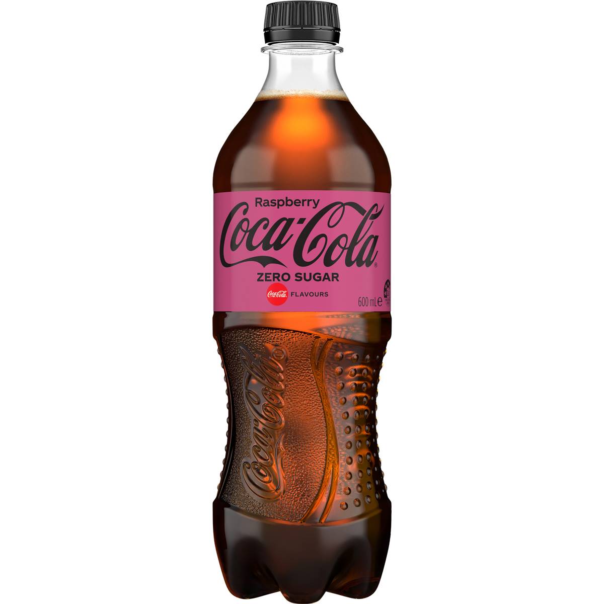 Calories in Coca - Cola Raspberry Zero Sugar Soft Drink Bottle