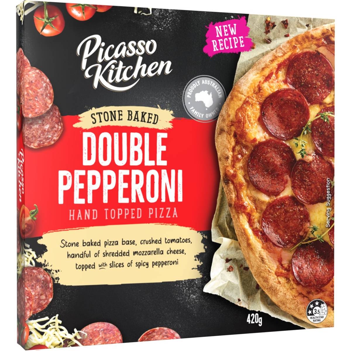 Calories in Coles Double Pepperoni Pizza calcount