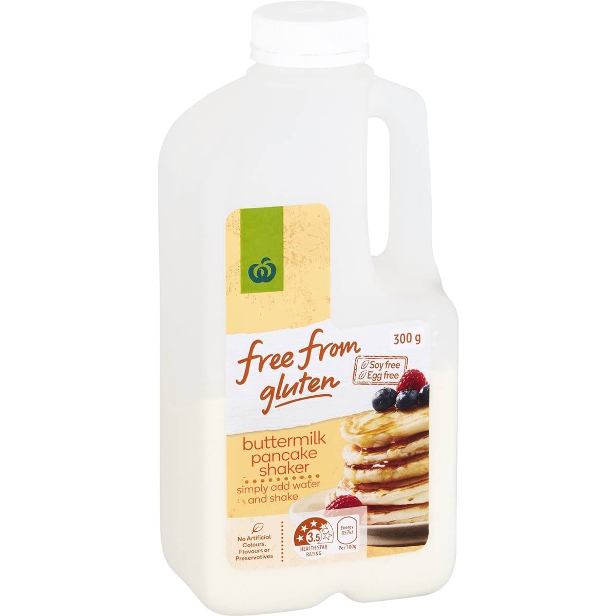 Woolworths Free From Gluten Buttermilk Pancake Shaker