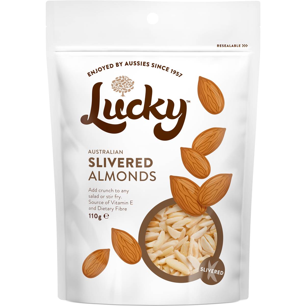 Calories in Sunbeam Premium, Almonds, Slivered calcount