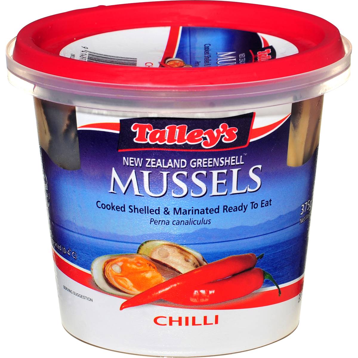 Calories in Talley's Chilled Mussels Chilli calcount