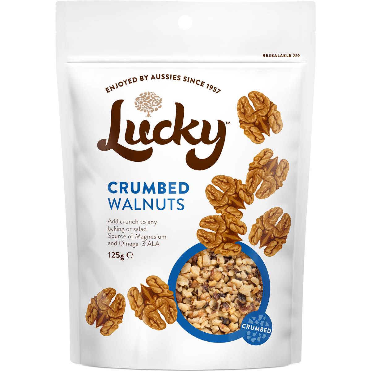 Lucky Crumbed Walnuts