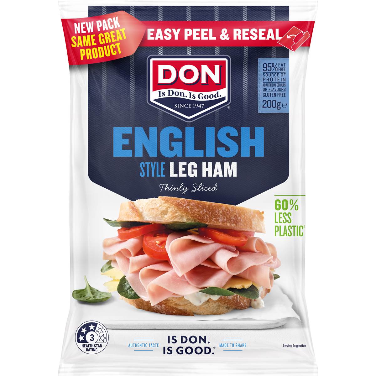 Don Thinly Sliced English Ham 200g