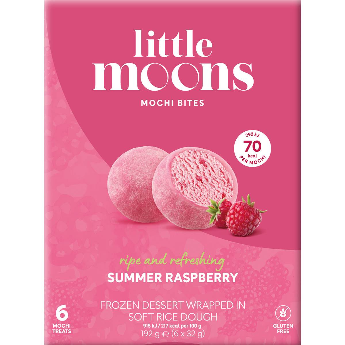 Little Moons Mochi Bites Summer Raspberry