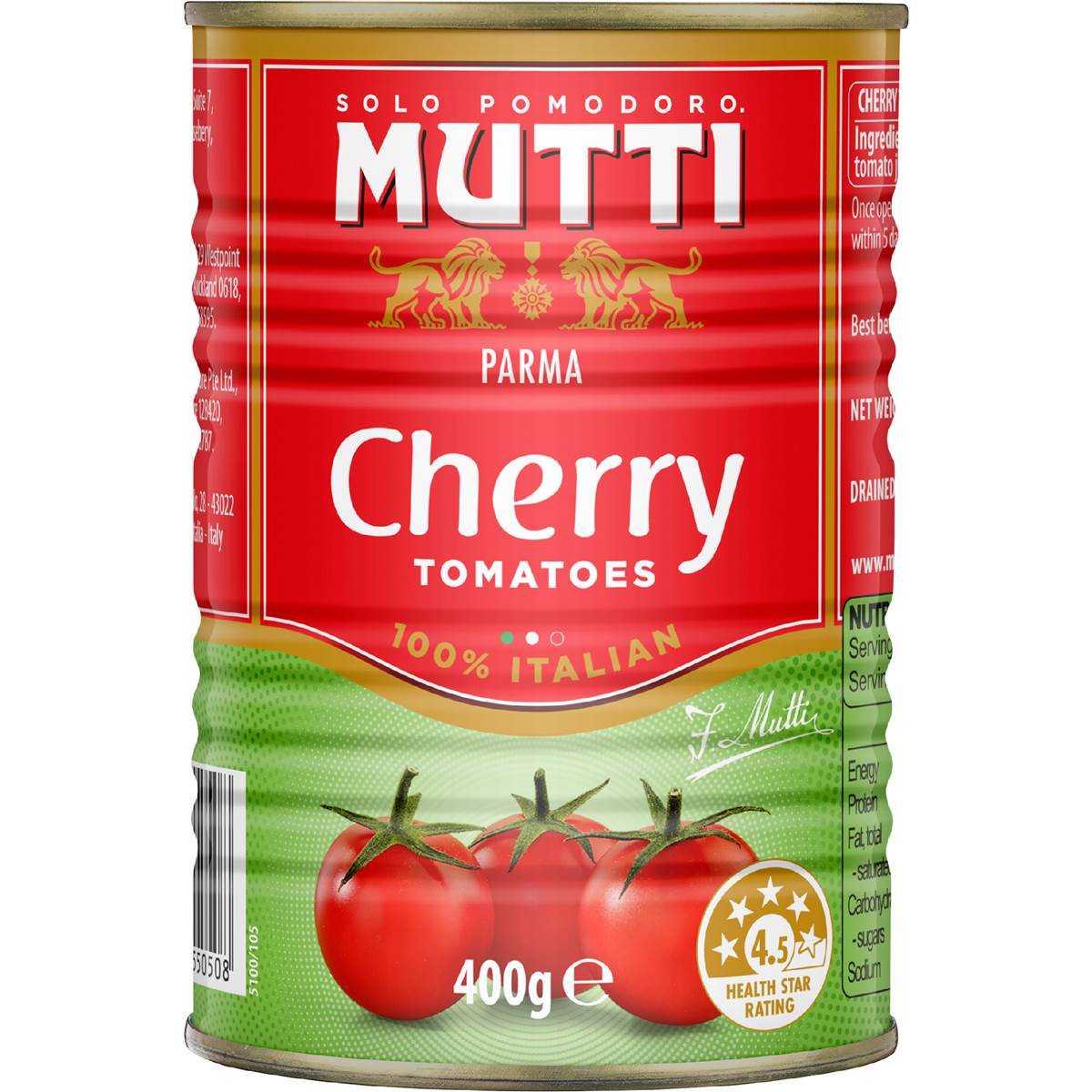 Mutti Whole Cherry Tomatoes 400g