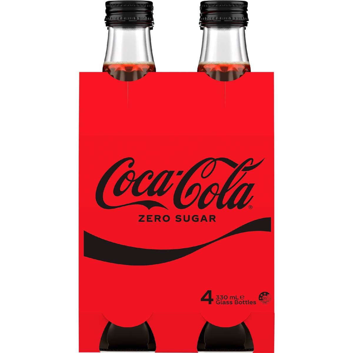 Coca-Cola Zero Sugar Glass Bottle