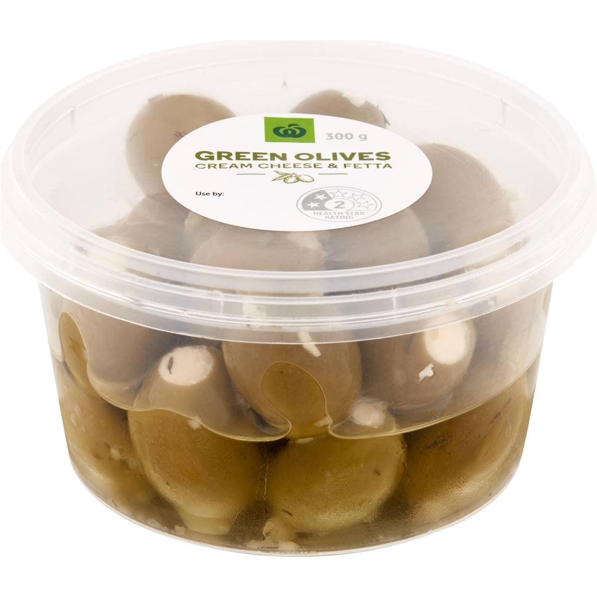 Woolworths Green Olives Cream Cheese & Fetta