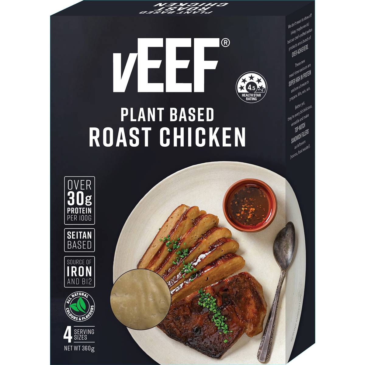 Calories in Veef Plant Based Roast Chicken