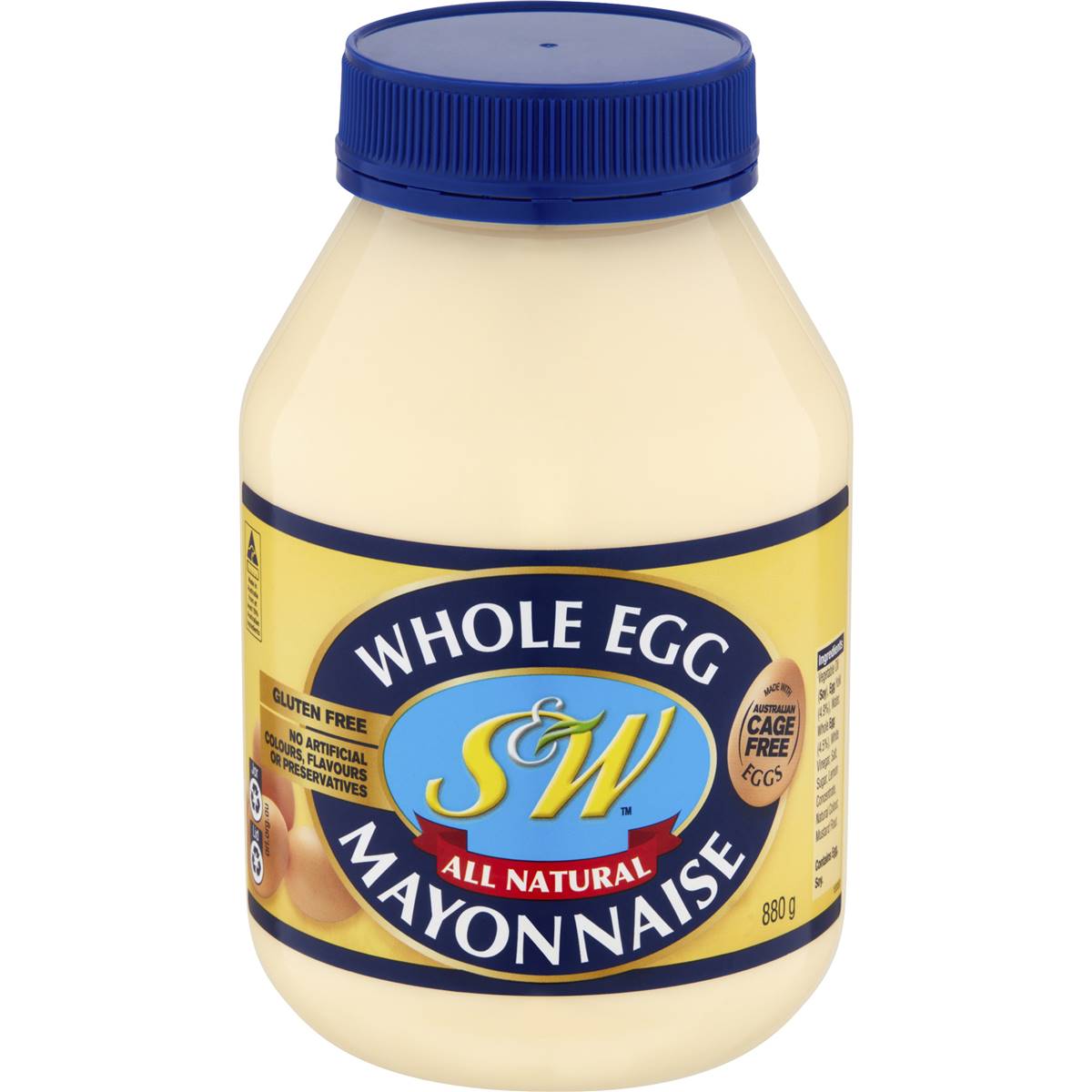 Calories in S&w Mayonnaise Whole Egg