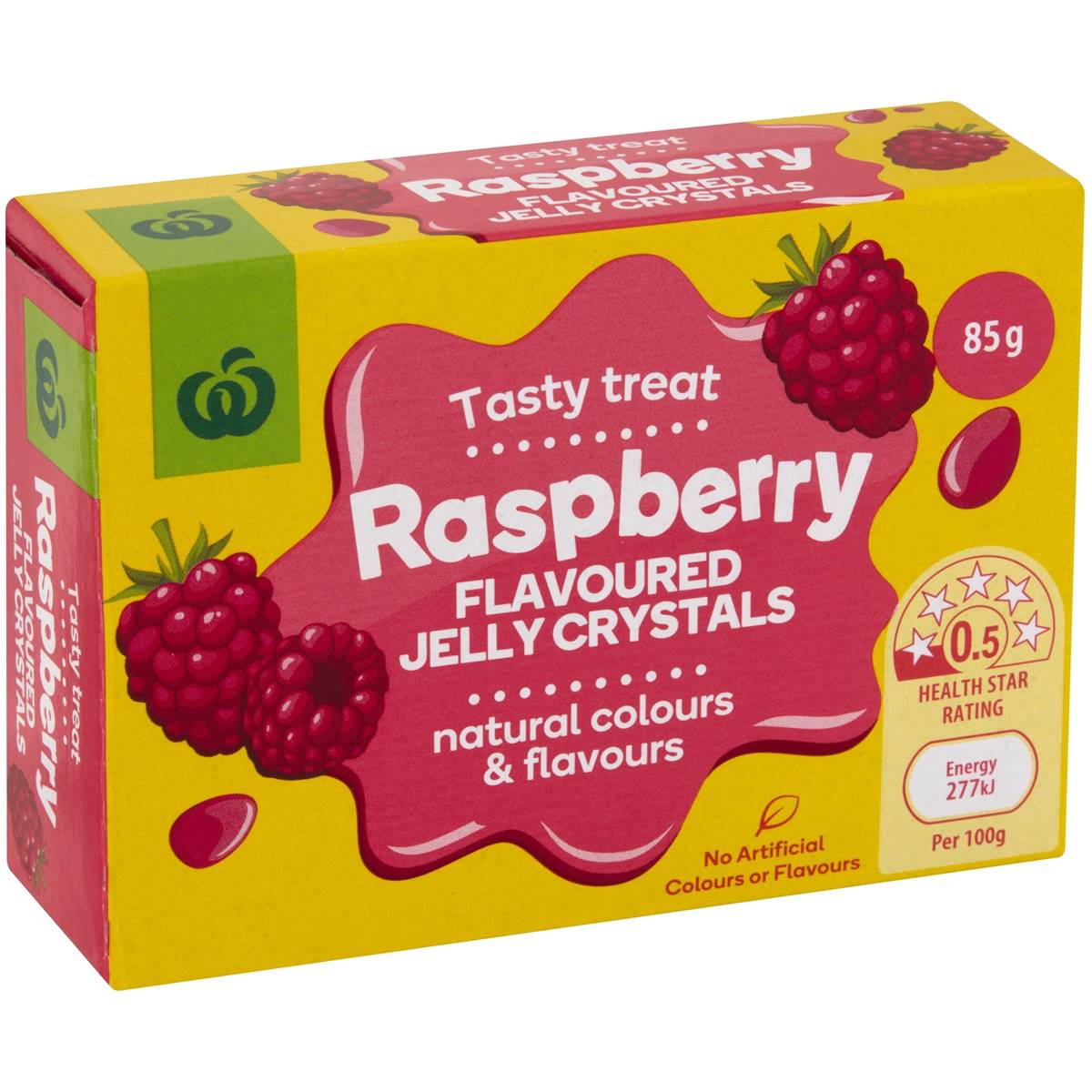 Calories in Woolworths Jelly Raspberry