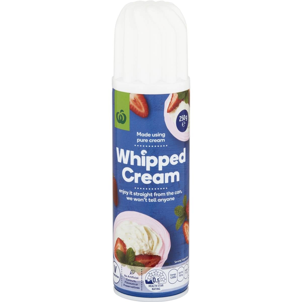 Woolworths Whipped Cream