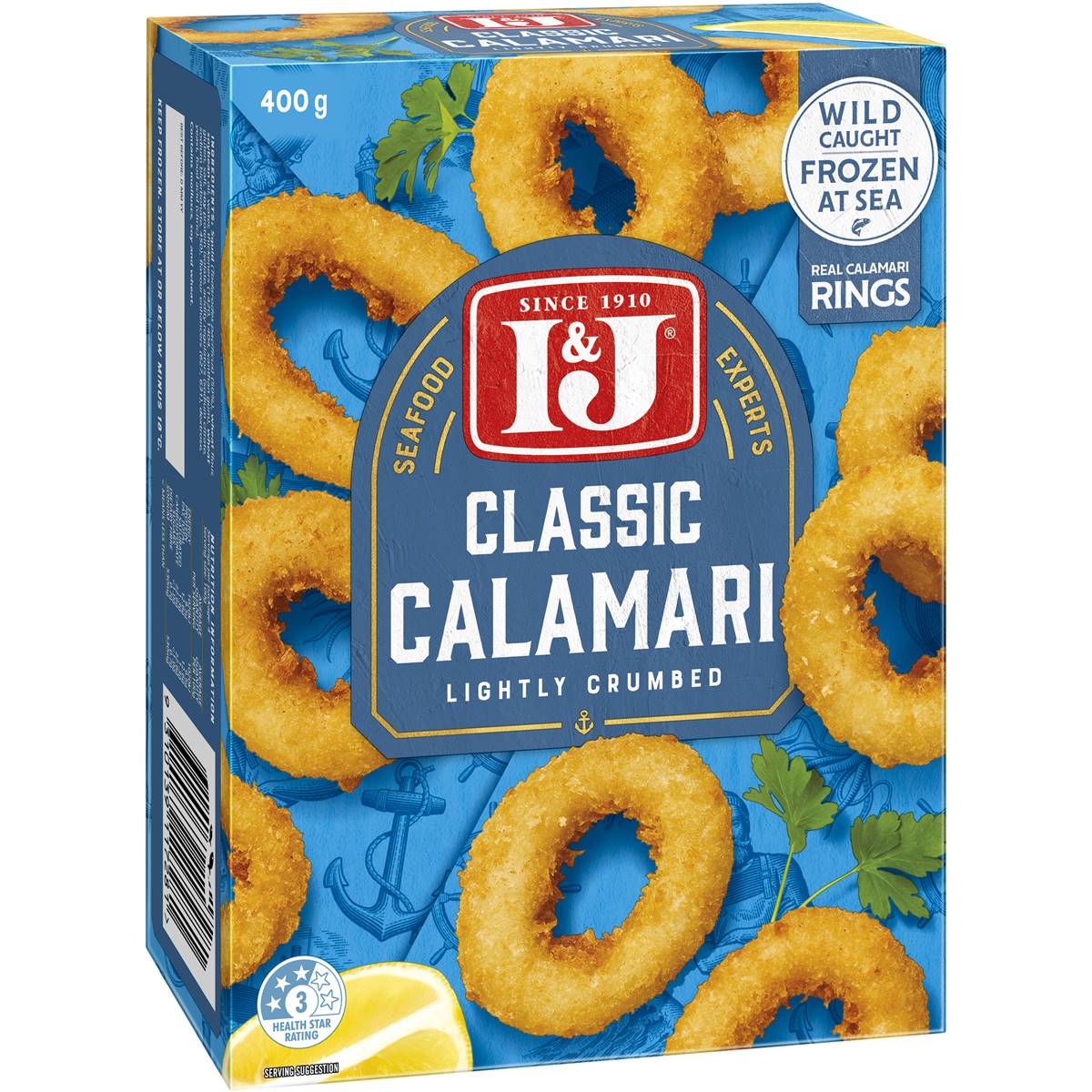 I & J Frozen Calamari Rings