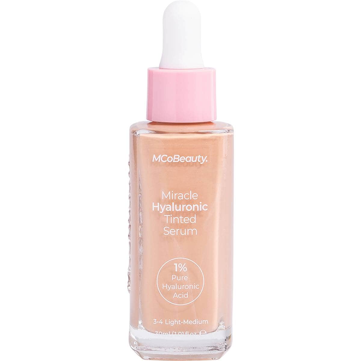 MCoBeauty Miracle Hyaluronic Tinted Serum 3-4 Light Medium 30mL