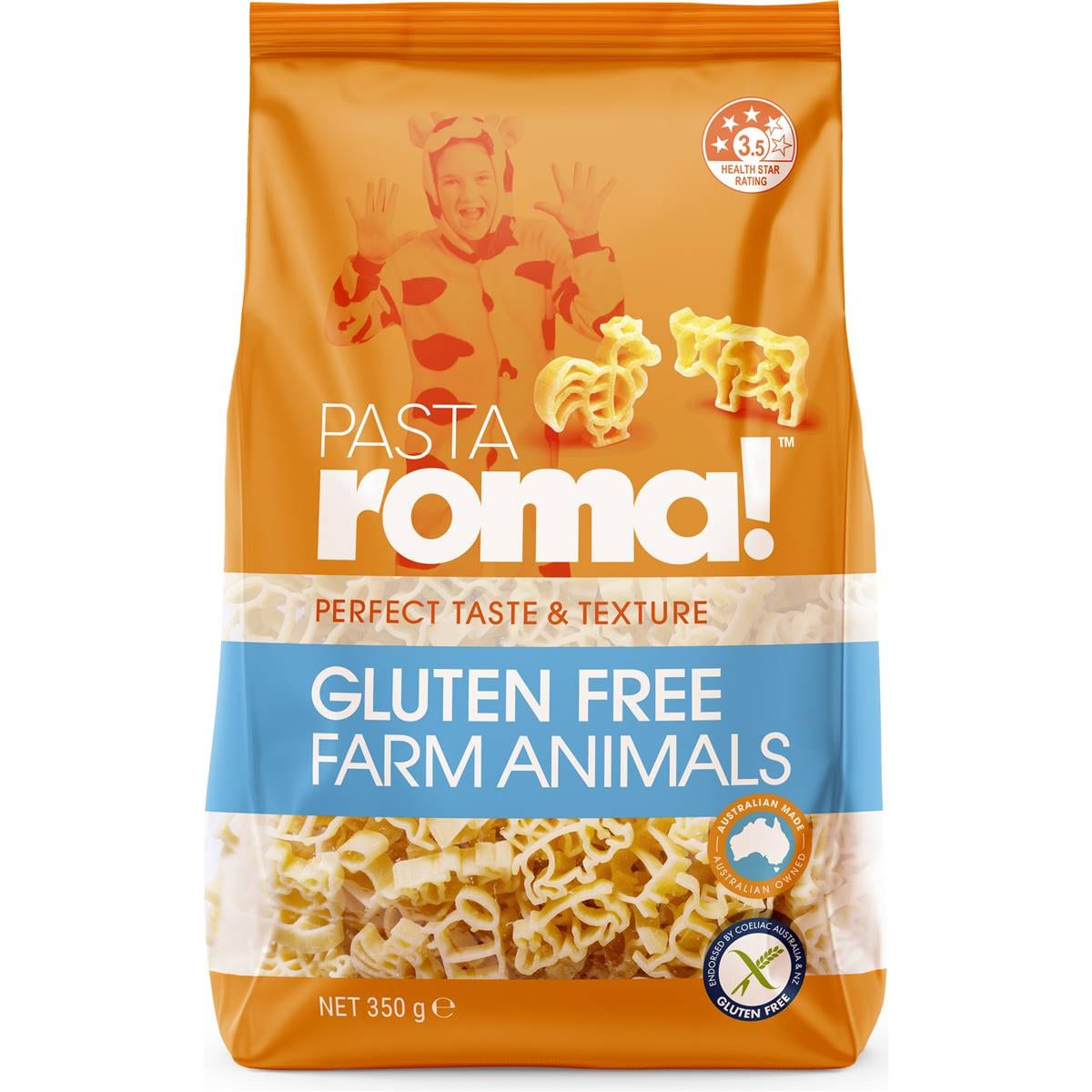 Calories in Pasta Roma Gluten Free Farm Animals Pasta calcount