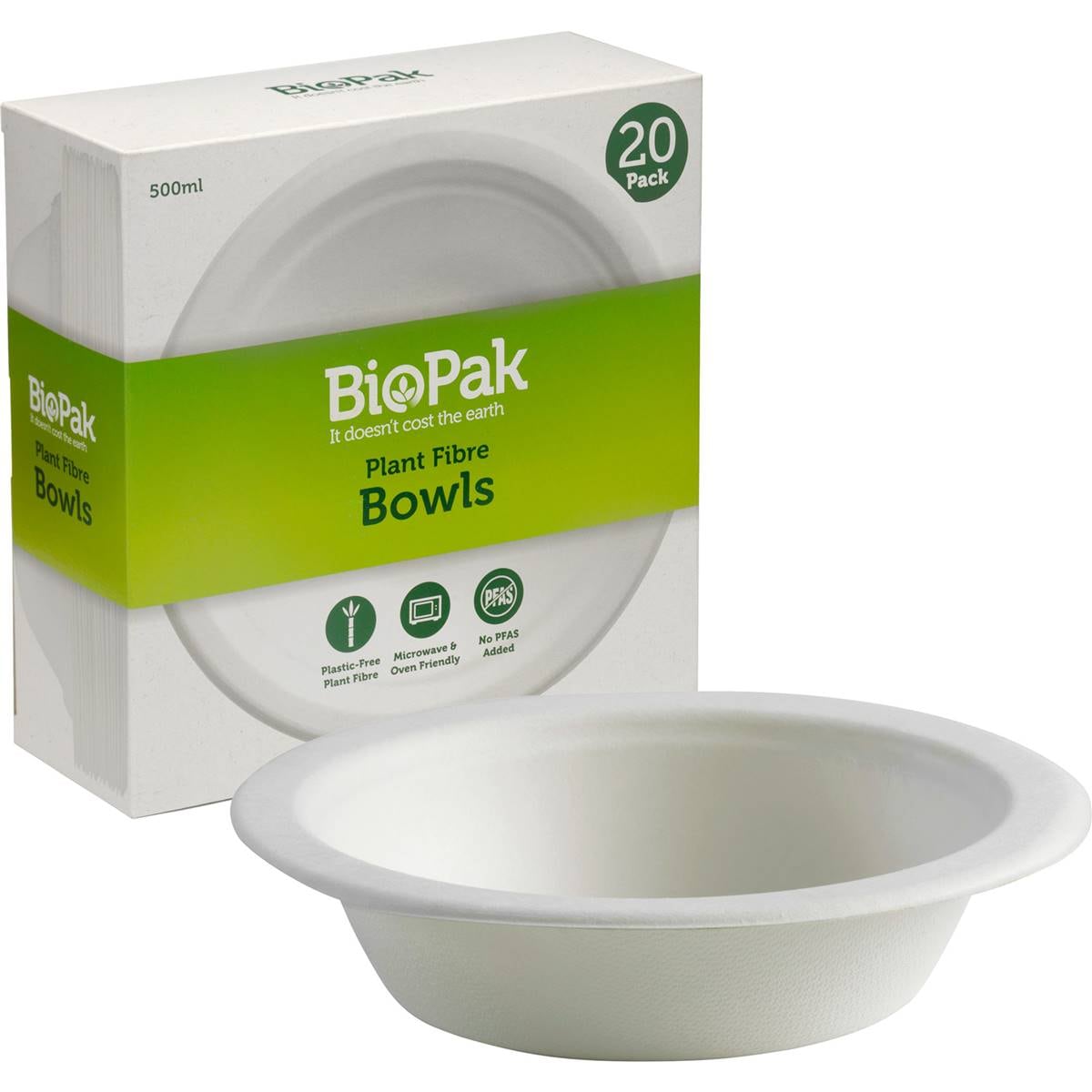 BioPak Plant Fibre Bowls