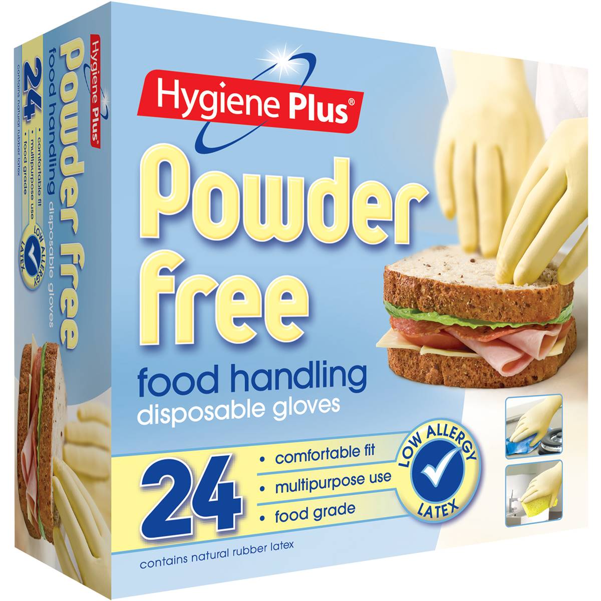Hygiene Plus Gloves Disposable Powder Free