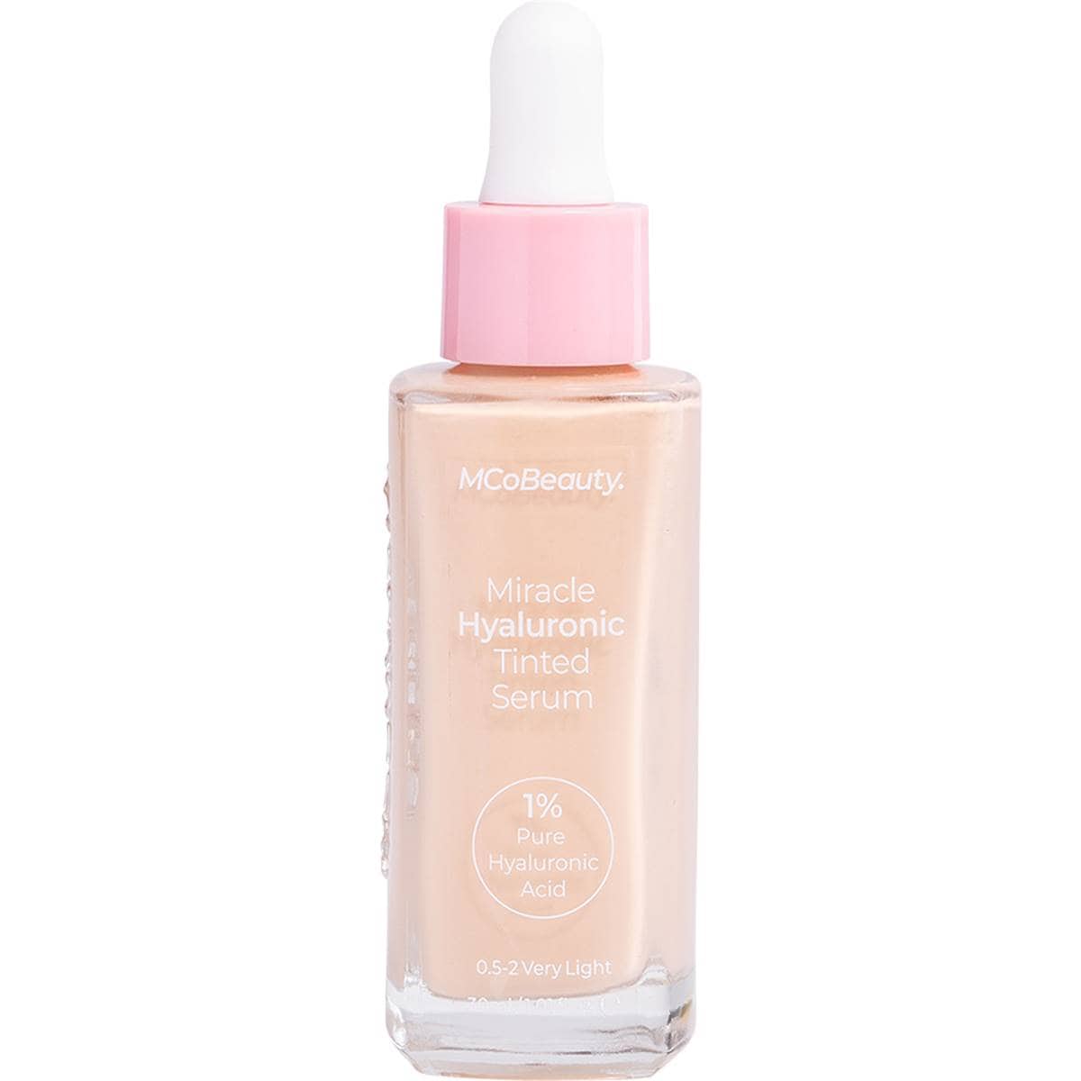 MCoBeauty Miracle Hyaluronic Tinted Serum 0.5-2 Very Light 30mL