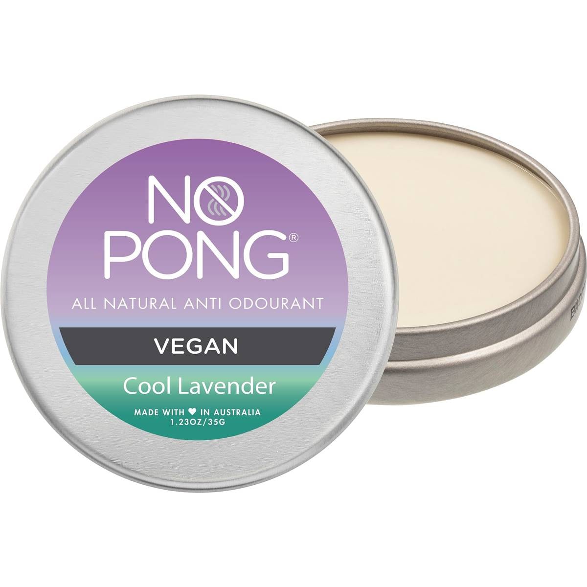 No Pong Cool Lavender Solid Deodorant