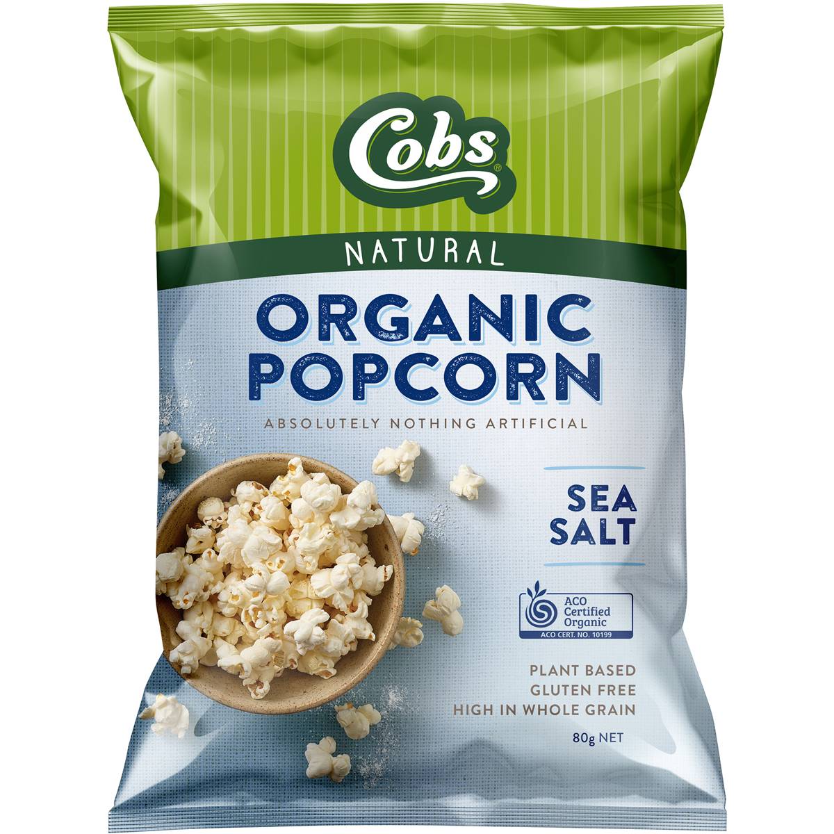 Calories in Cobs Organic Popcorn Sea Salt