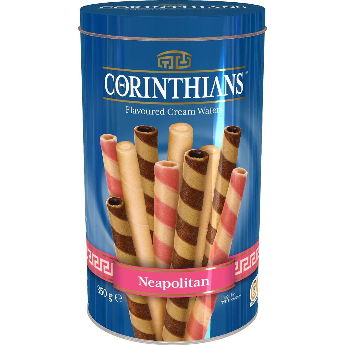Corinthians Flavoured Cream Wafers Neapolitan