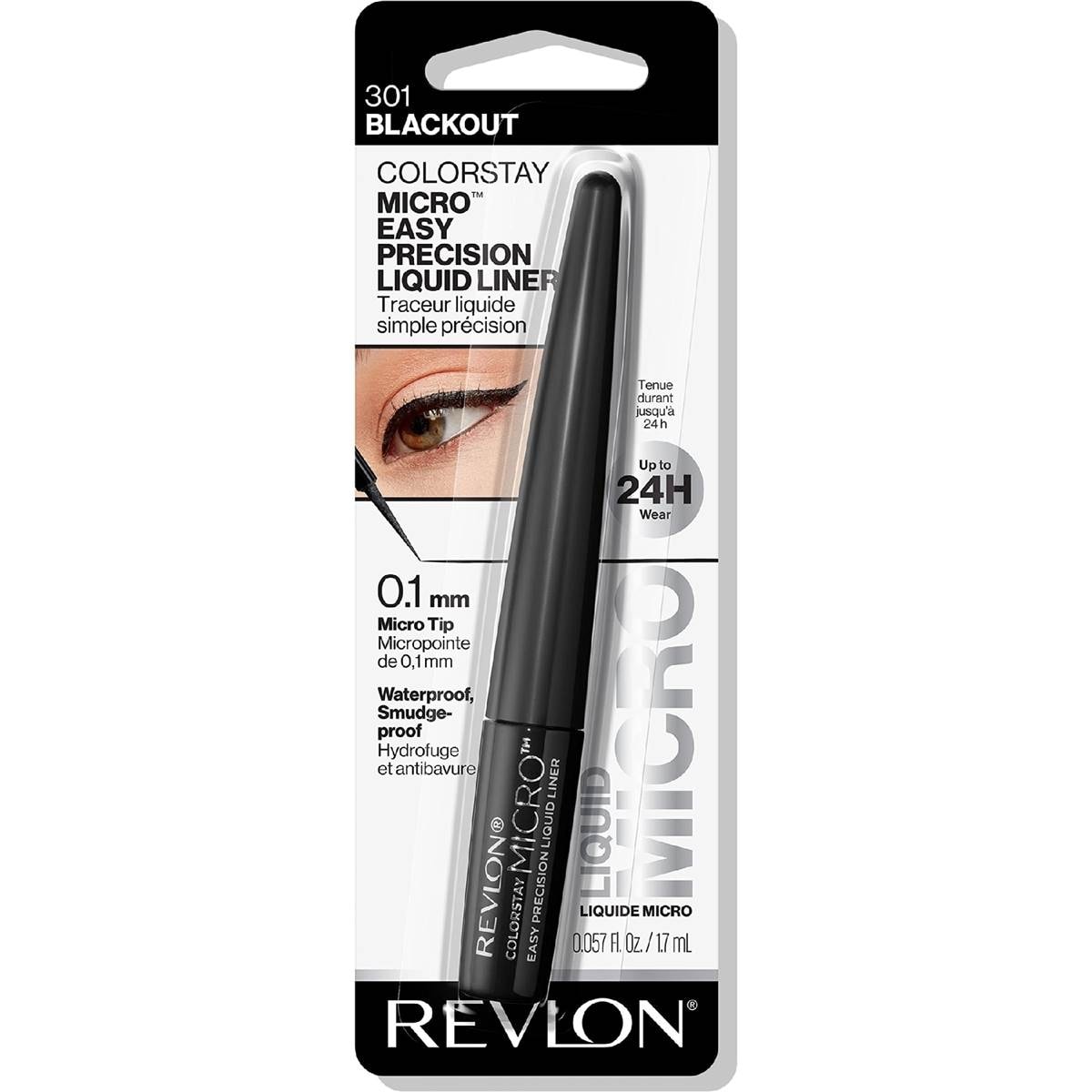 Revlon ColorStay Micro Liquid Liner Blackout Carded each