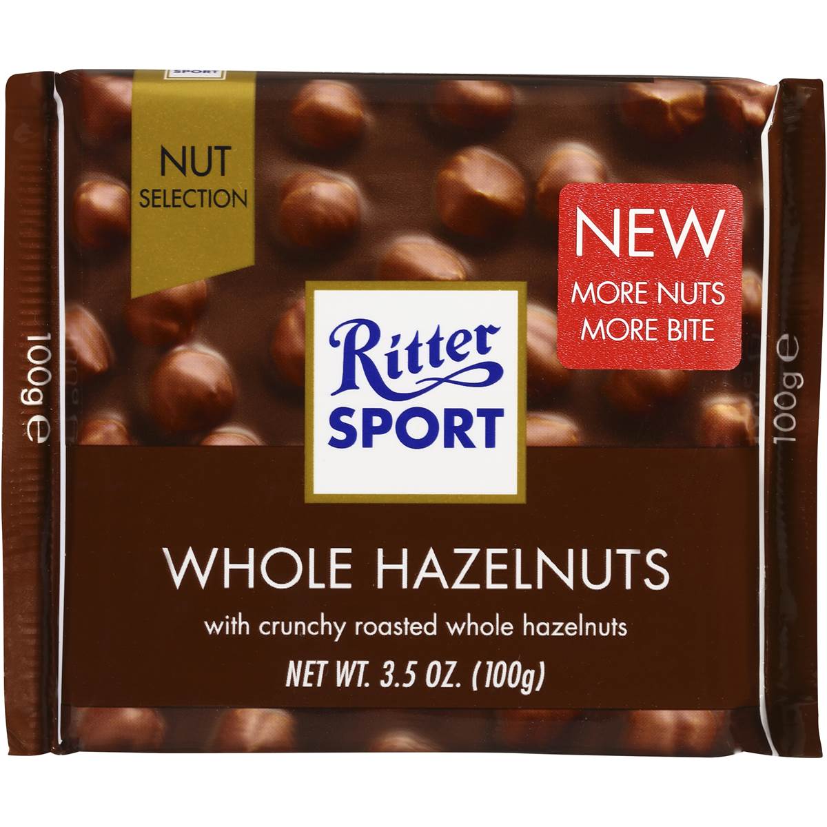 Calories in Ritter Sport Sport Chocolate Milk Whole Hazlenut calcount