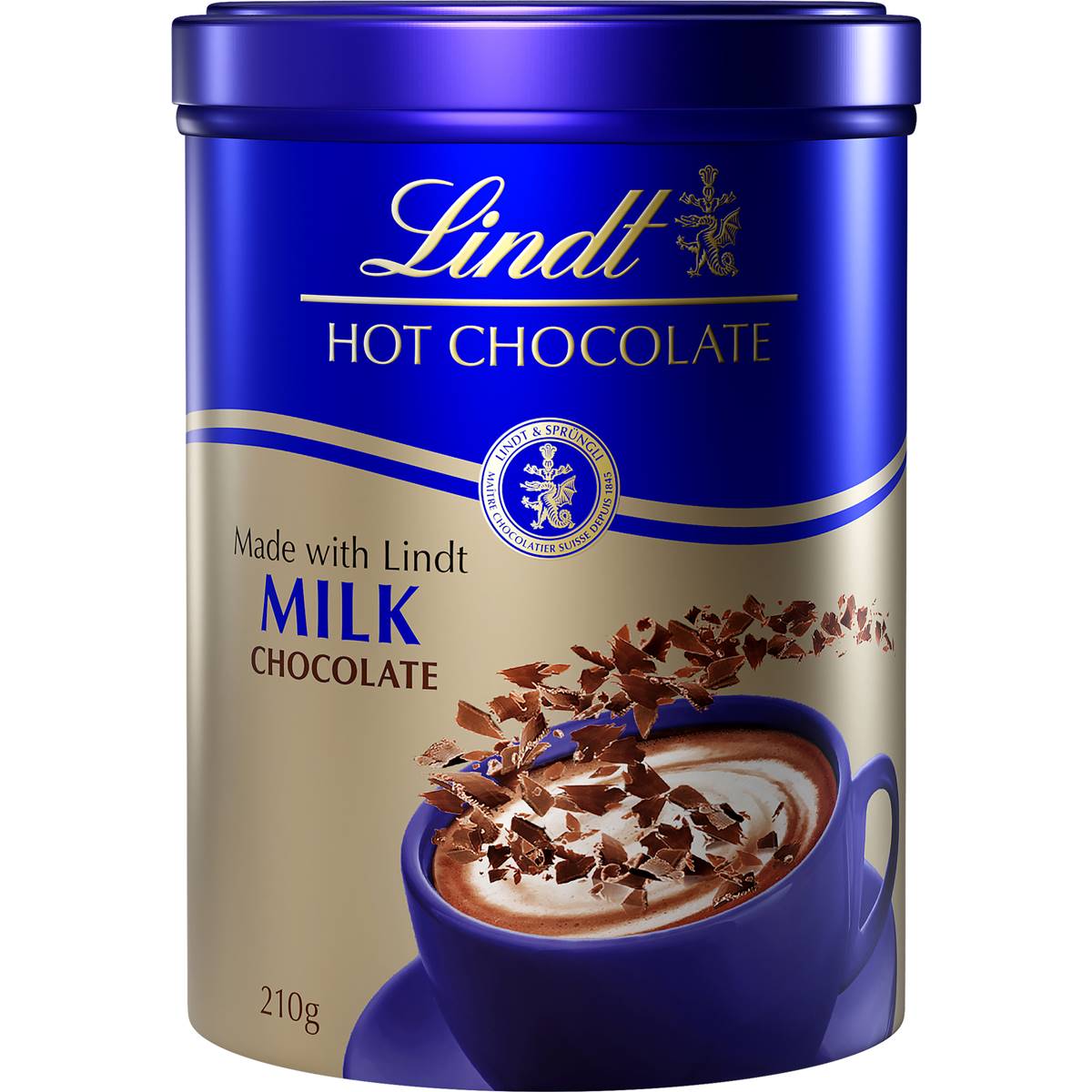 Calories in Lindt Hot Chocolate Flakes Milk calcount