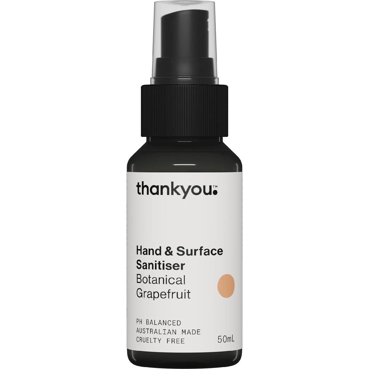 Thankyou. Hand & Surface Sanitiser Botanical Grapefruit Spray 50mL