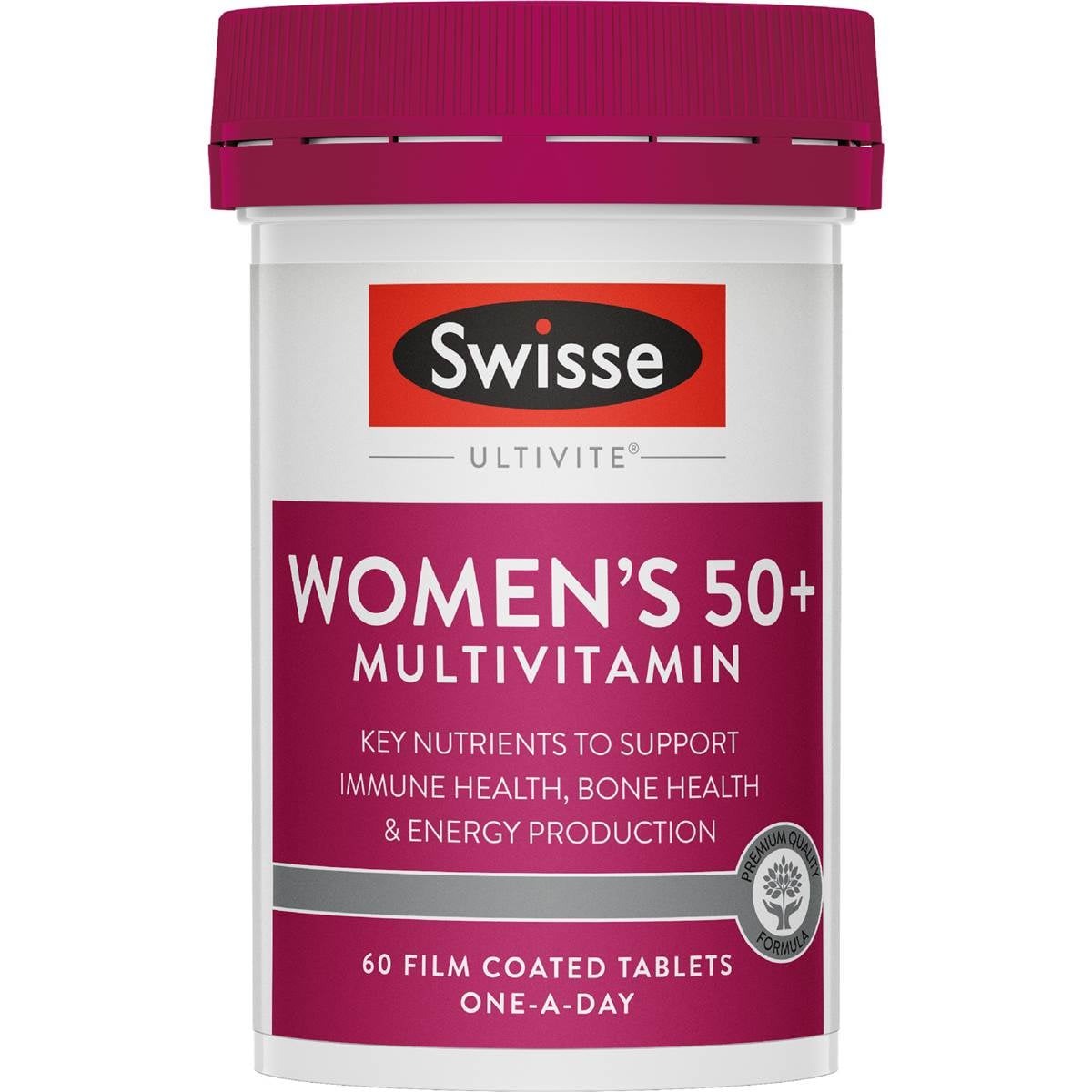 Swisse Ultivite Women's 50+ Multivitamin Tablets 60 pack