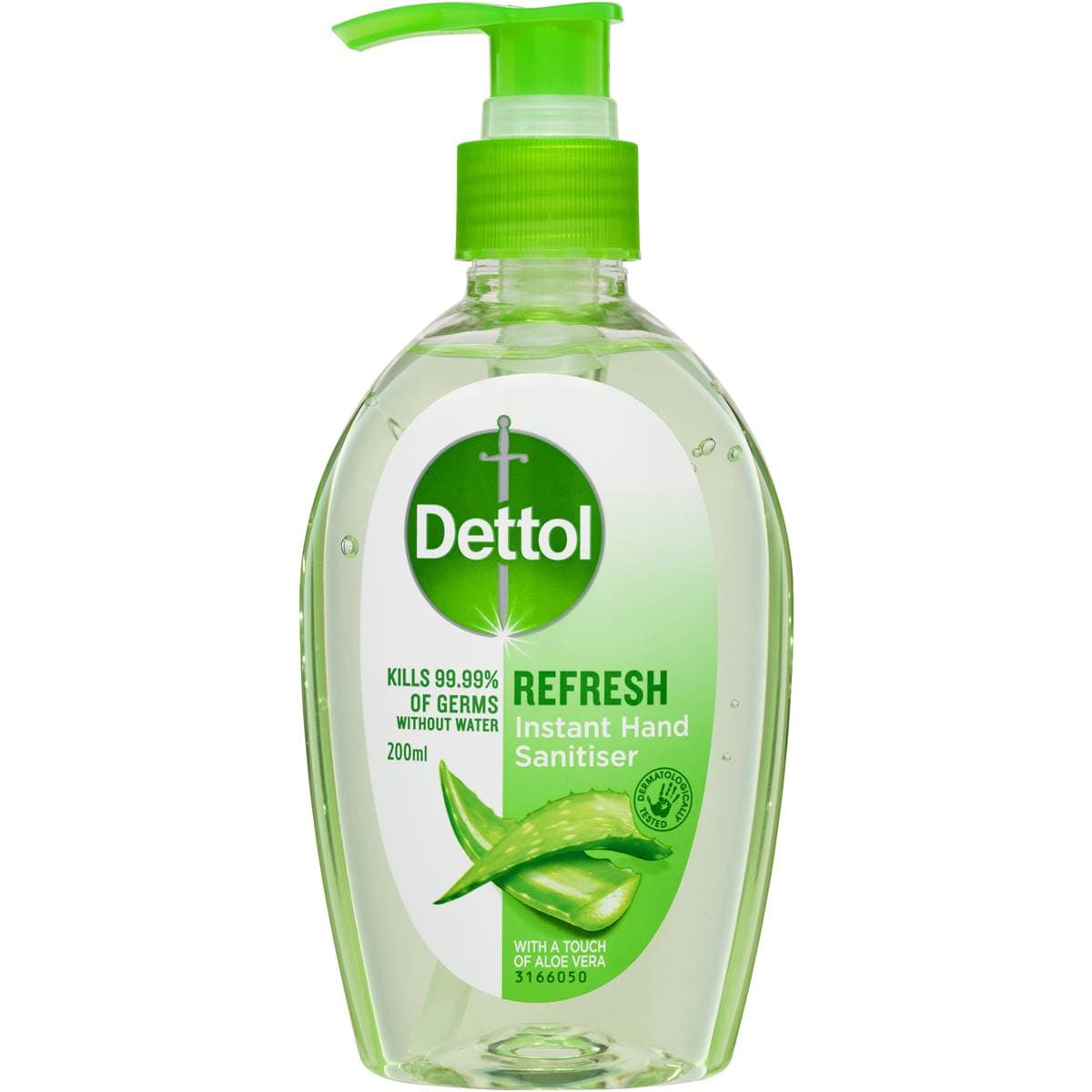 Dettol Liquid Antibacterial Instant Hand Sanitiser Refresh 200mL
