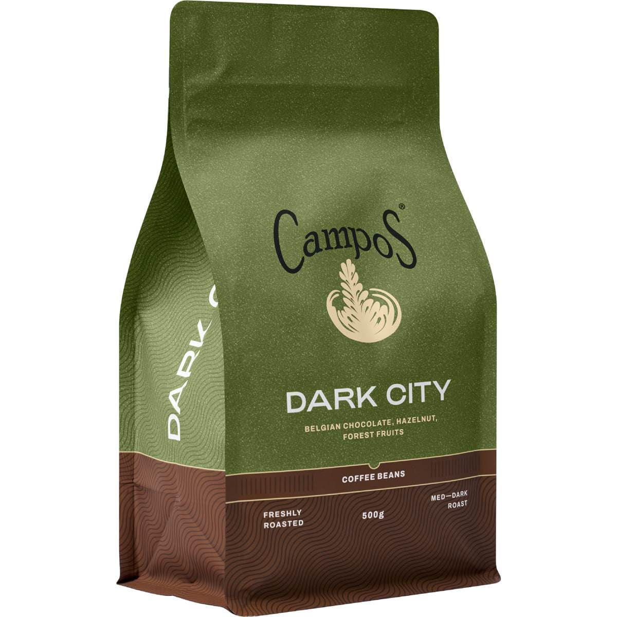 Campos Dark City Coffee Beans Balanced & Hearty Blend
