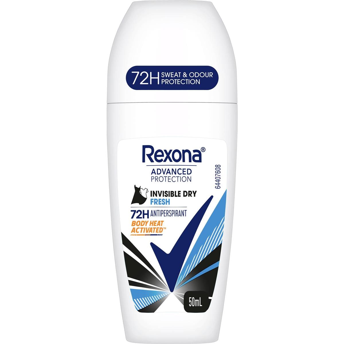 Rexona Men Advanced 72hr Deodorant Roll On Invisible Fresh 50mL