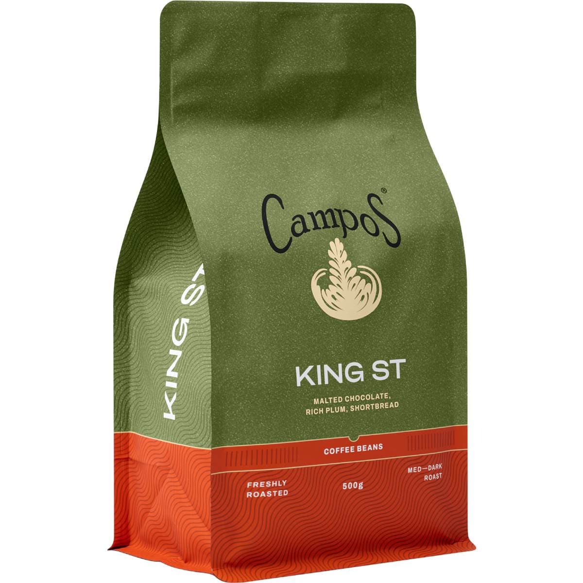 Campos King St Coffee Beans Creamy & Balanced Blend